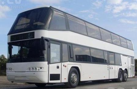 Divstāvu autobusa noma Madonā 67 69 70 72 75 sēdvietas